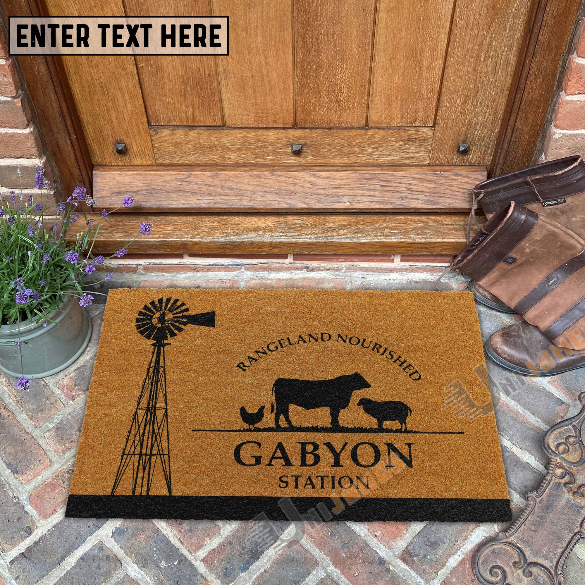 Custom Coir Doormat For Alivia Knight
