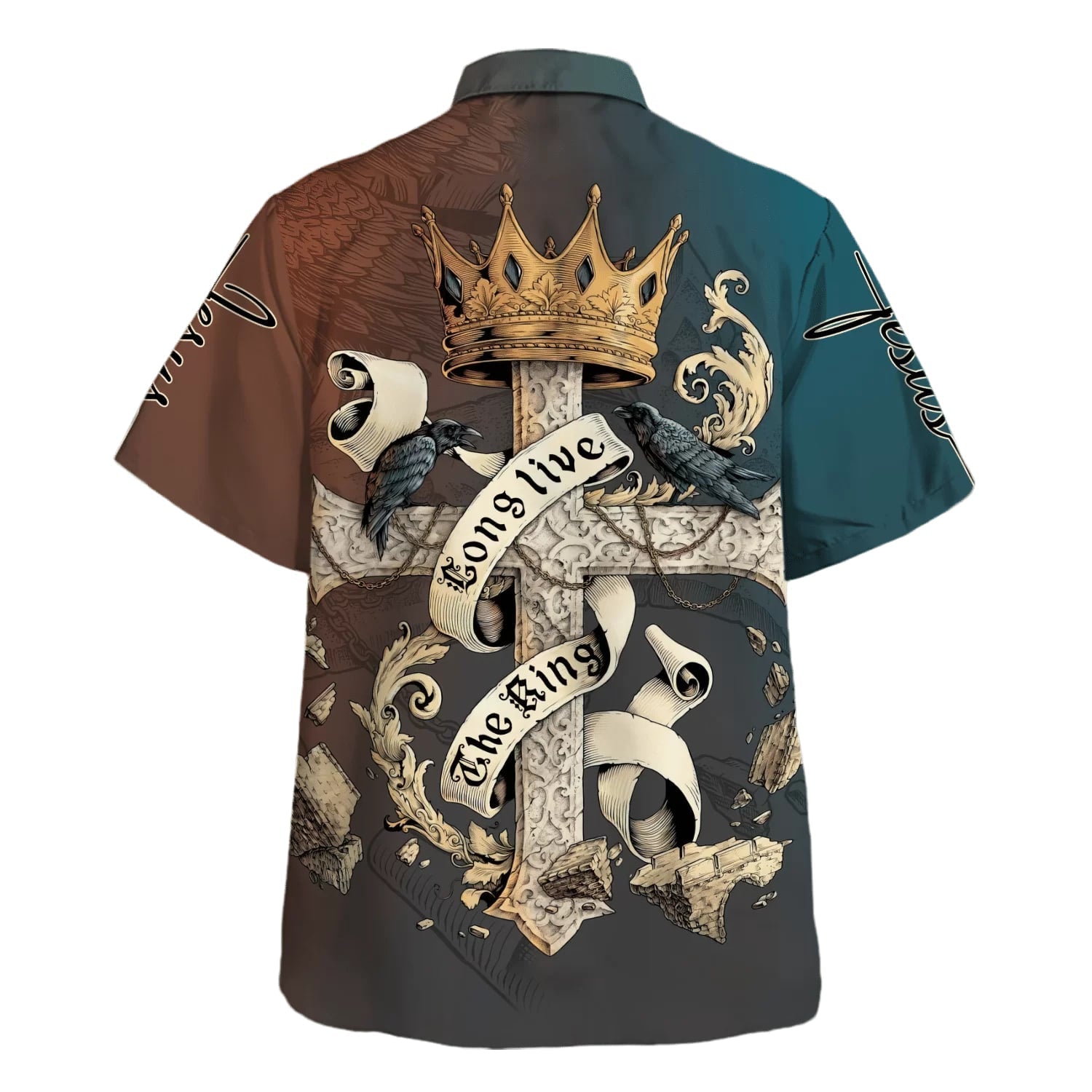 Long Live The King Hawaiian Shirt - Christian Hawaiian Shirt - Best Hawaiian Shirts