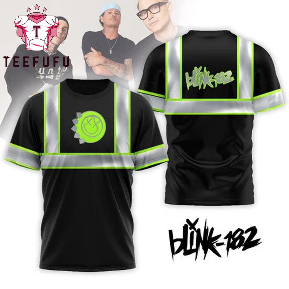Blink 182 Hi-Vis Safety Limited 3D Shirt