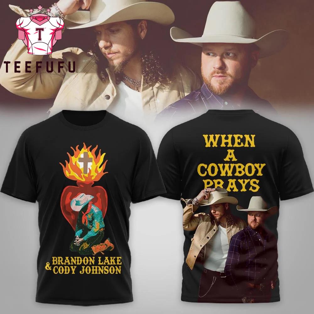 Brandon Lake And Cody Johnson 2026 Music Design Black T Shirt