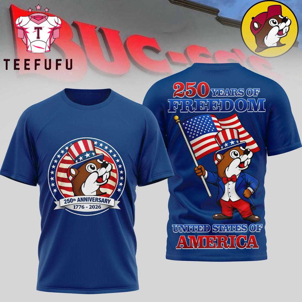 Buc-ee's 250 Years of Freedom United States of America 3D Shirt