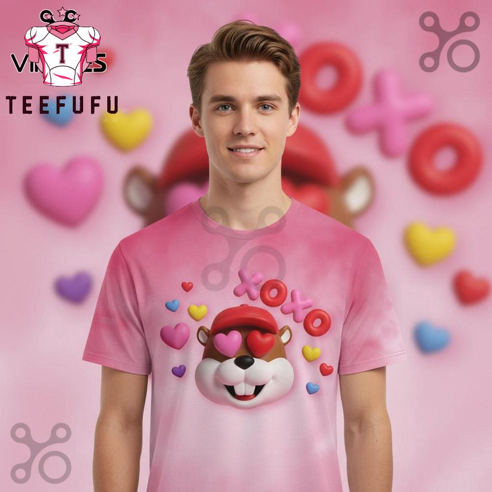 Buc-ee's Beaver Believer Pink 3D Shirt