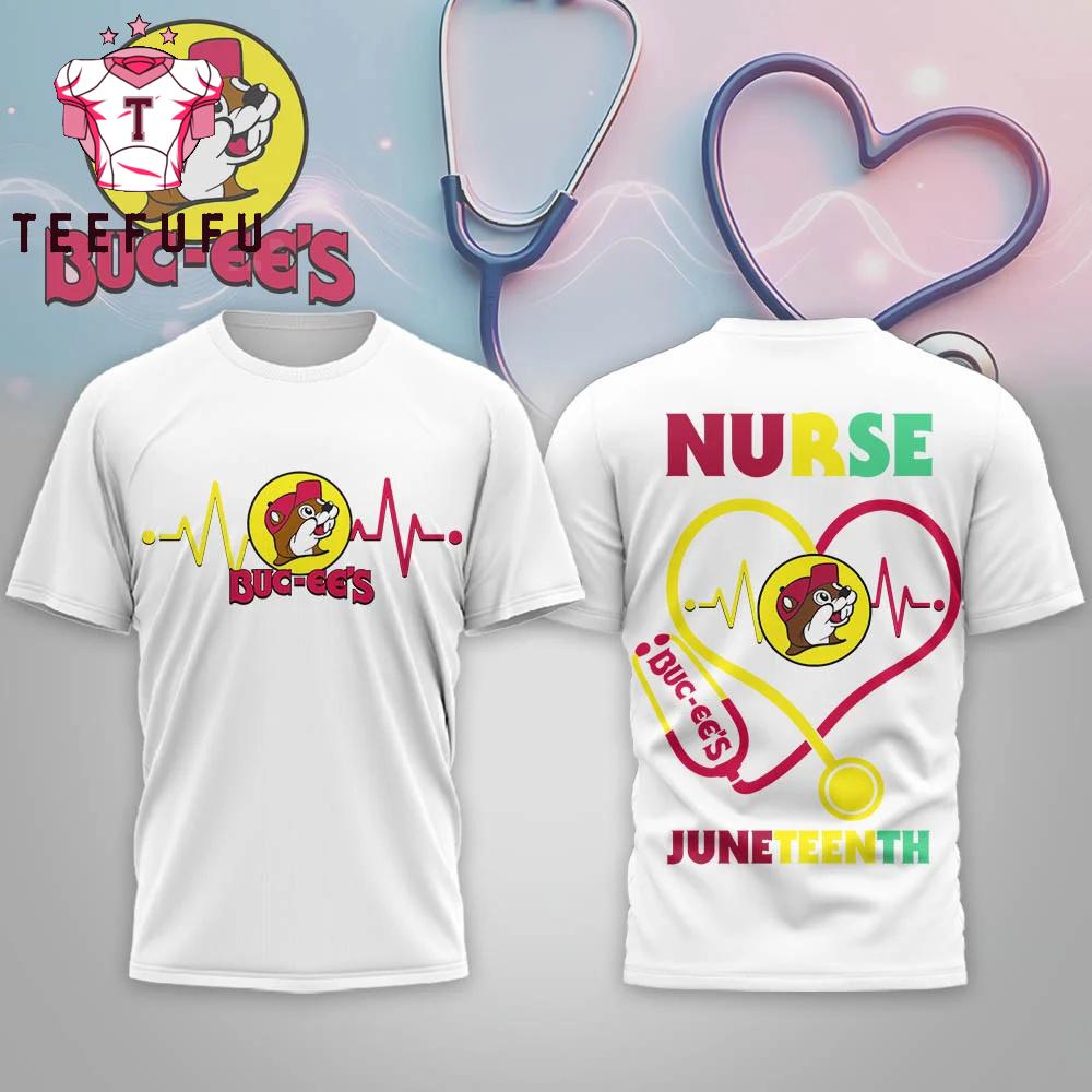 Buc-ee's Nurse White 3D T Shirt