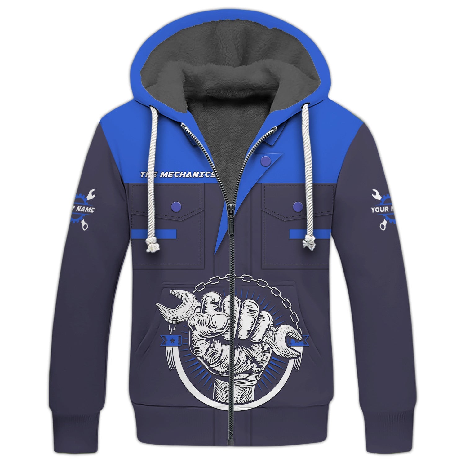 Custom Mechanic Uniform The Mechanics 3D Shirts Blue
