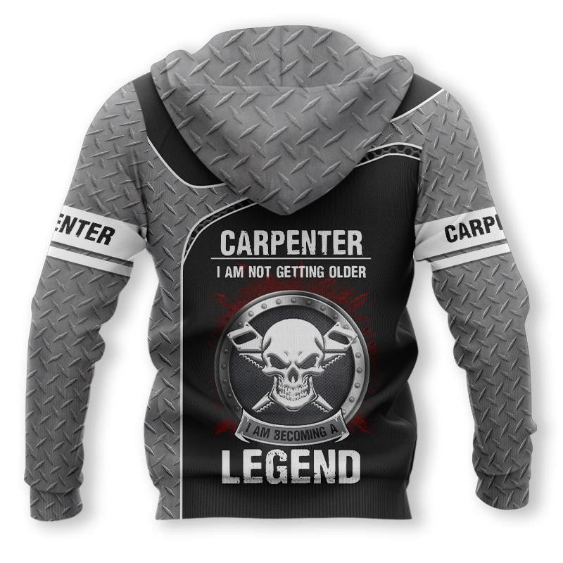 Personalized Name Premium Carpenter Unisex Shirts Becoming Legend