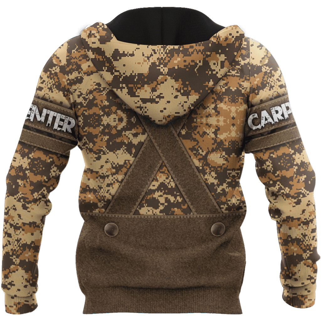 Personalized Name Carpenter Unisex Shirts Camo