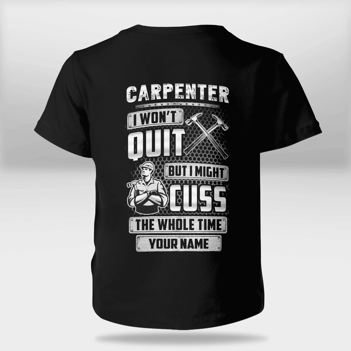 Customized Name Carpenter Printed Shirts PD