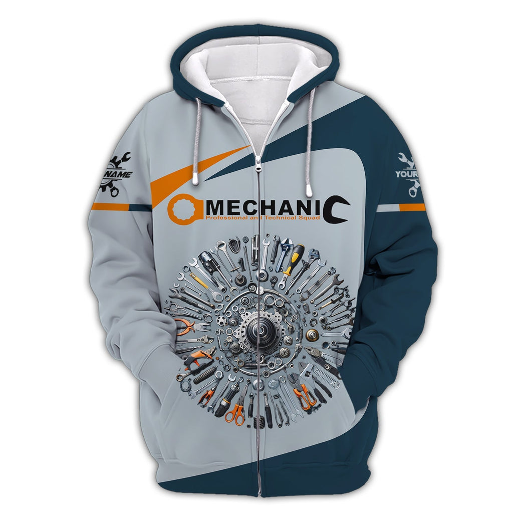 Unisex Shirt, Custom Name Mechanic Shirt, Mechanic Uniforms, Workwear Shirt, Shirt for Workers
