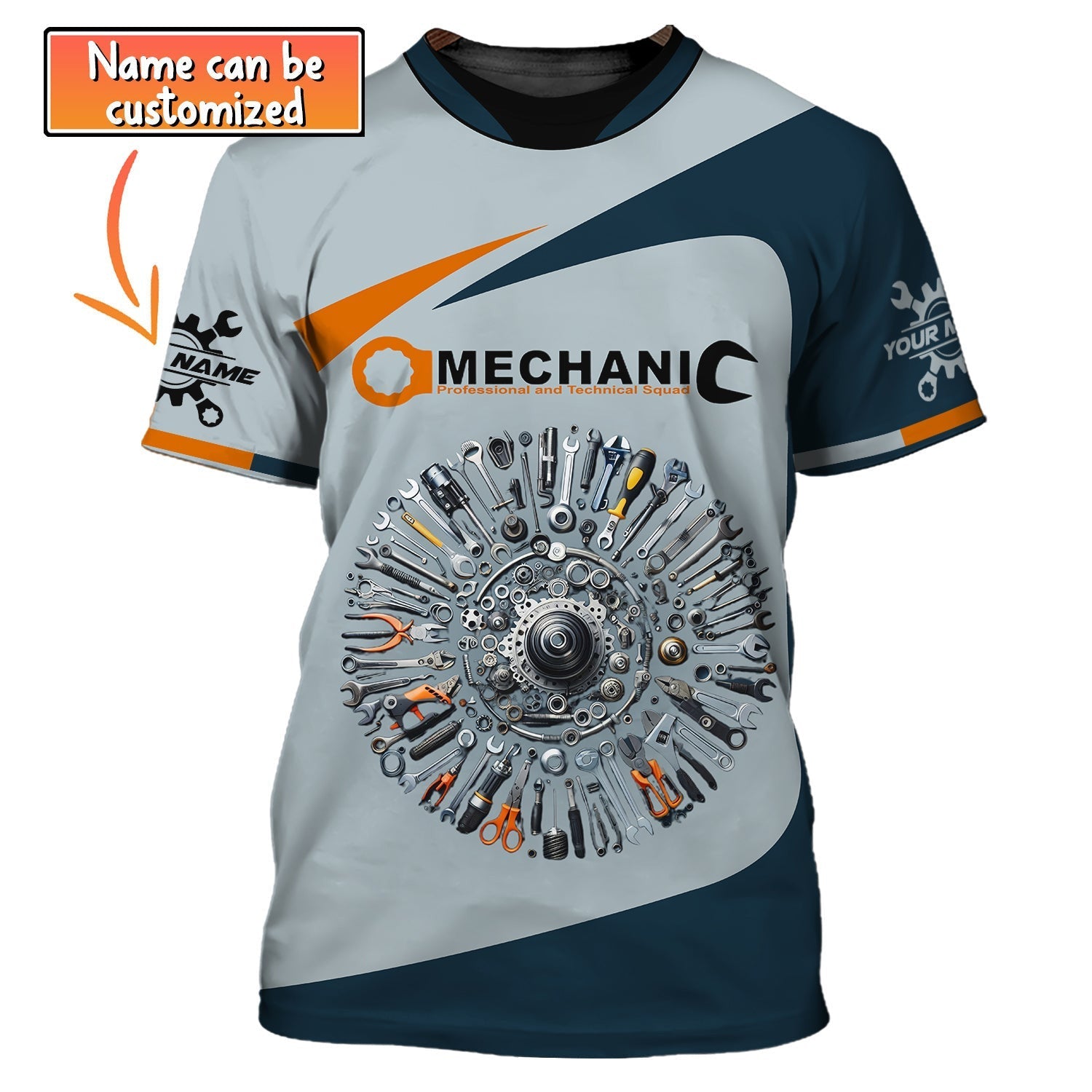 Unisex Shirt, Custom Name Mechanic Shirt, Mechanic Uniforms, Workwear Shirt, Shirt for Workers