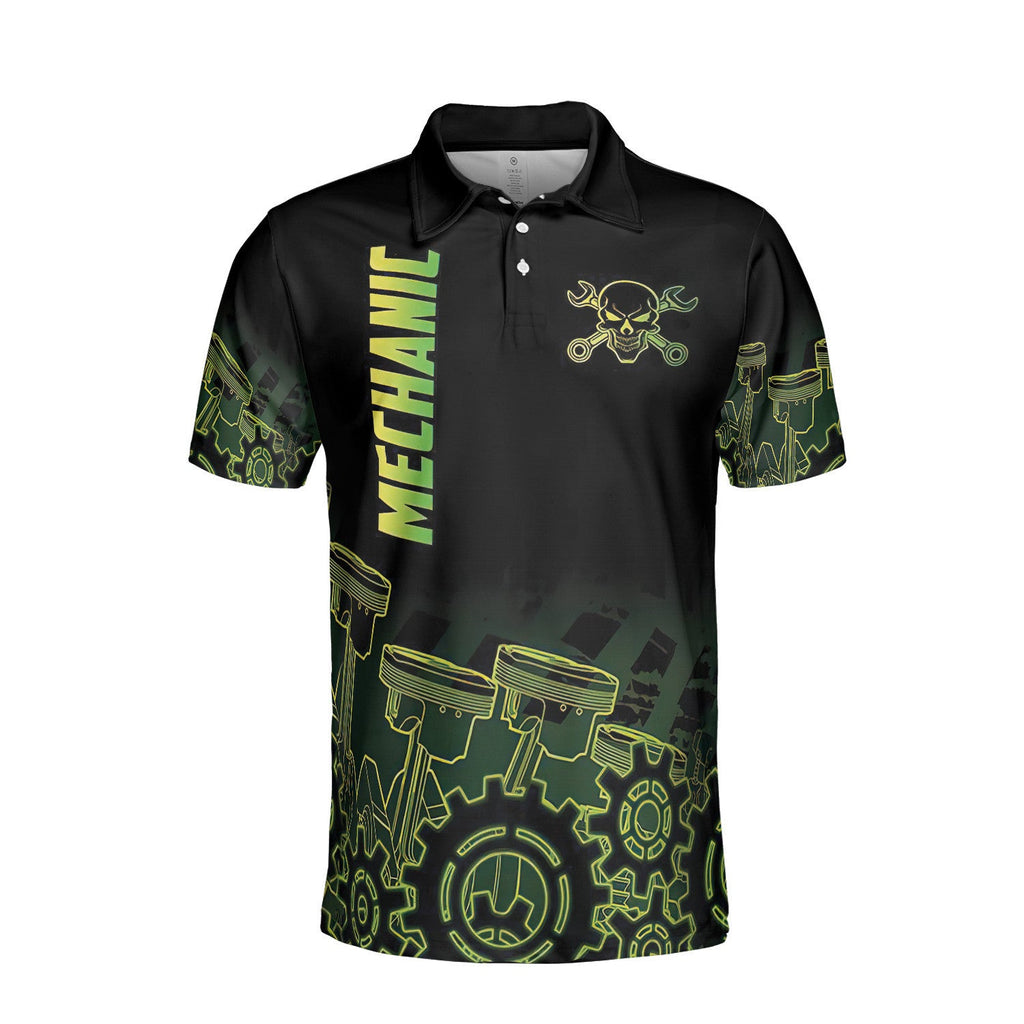 Mechanic Neon Polo Shirt For Men