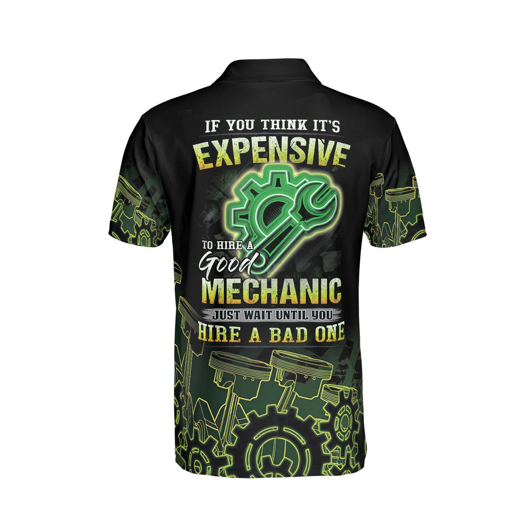 Mechanic Neon Polo Shirt For Men