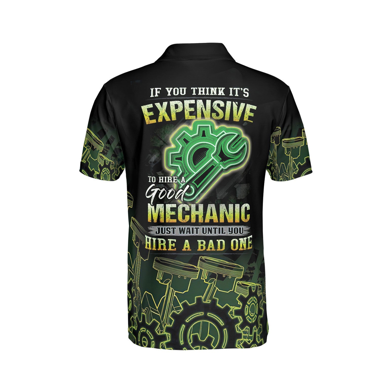 Mechanic Neon Polo Shirt For Men