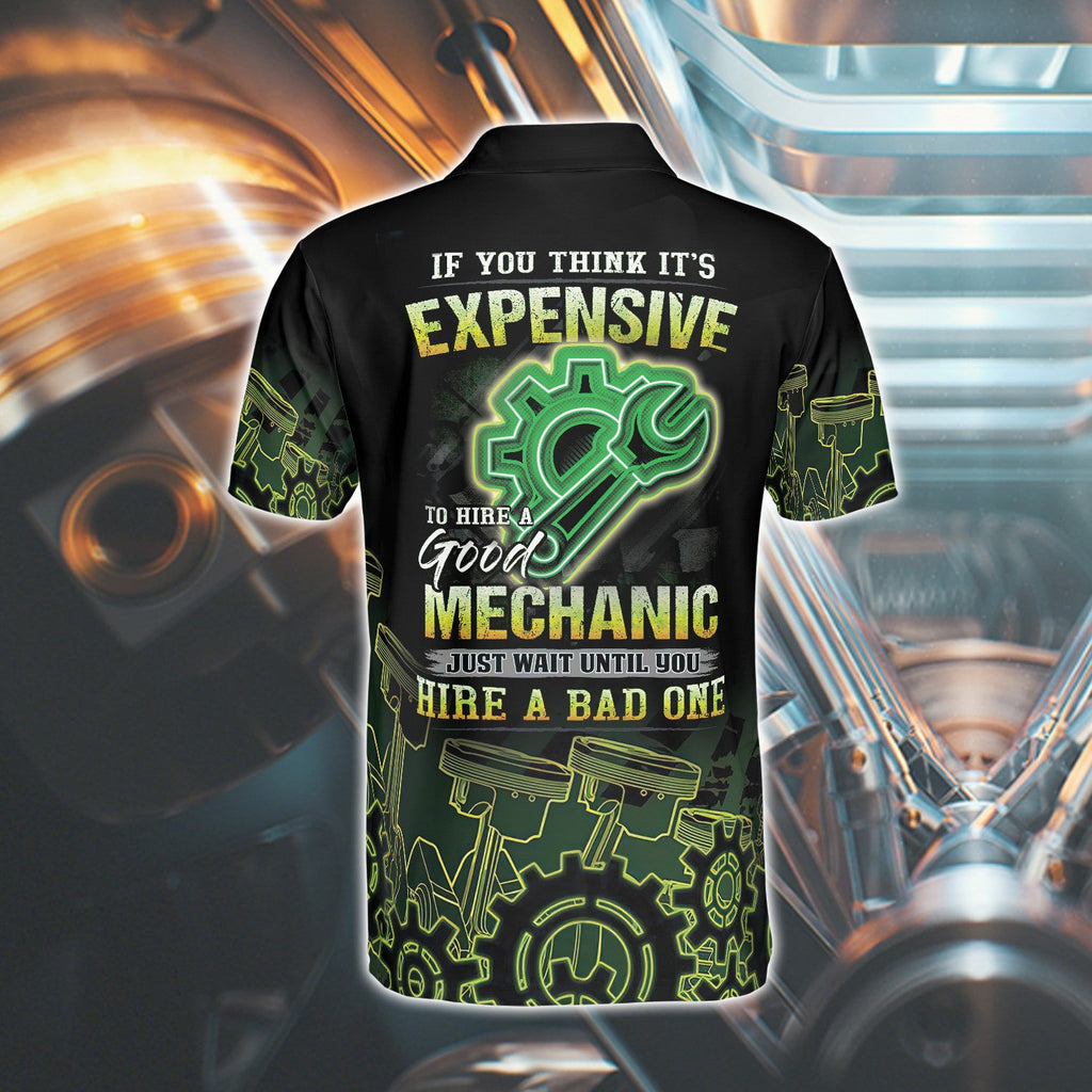 Mechanic Neon Polo Shirt For Men