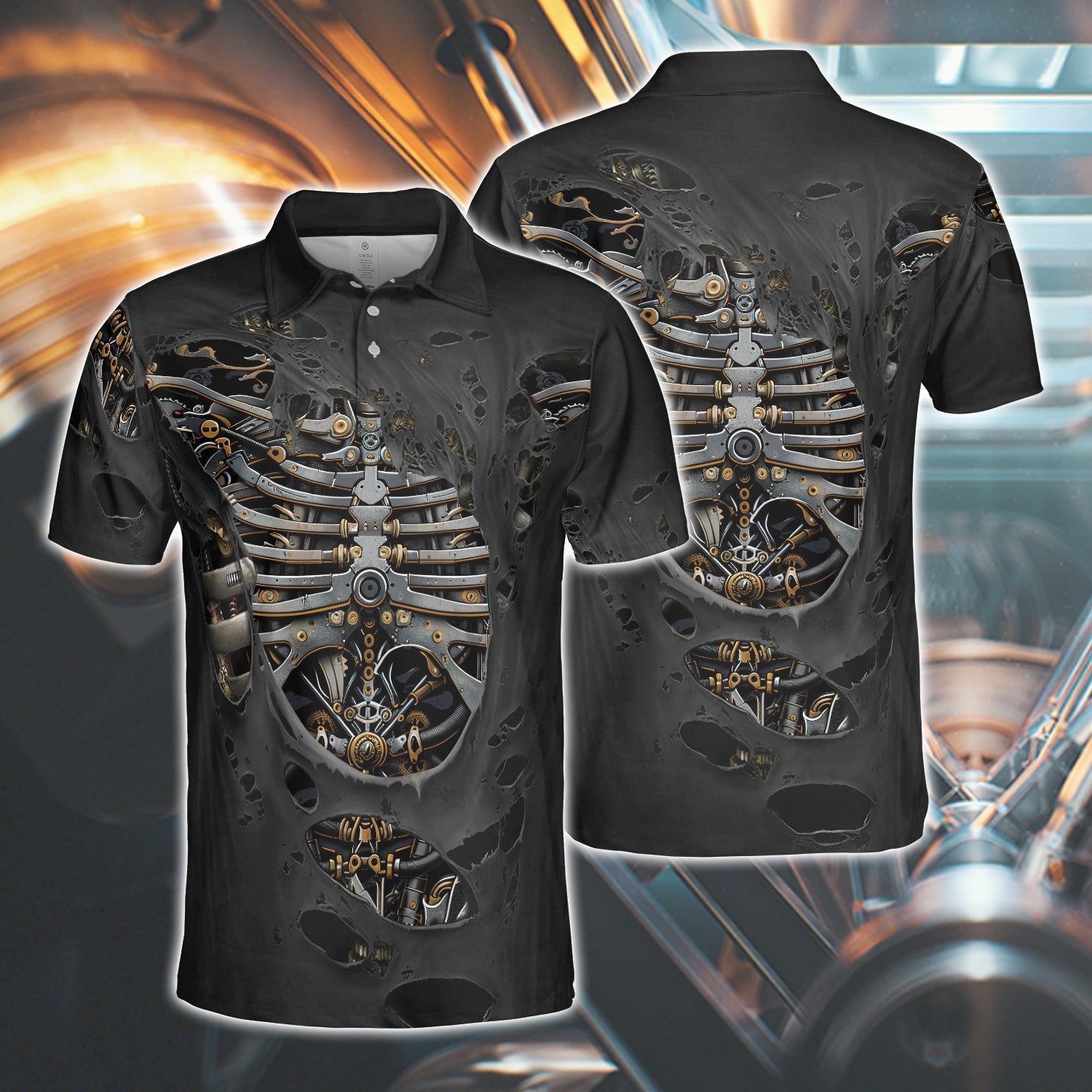 Mechanic From Bones Polo Shirt For Men