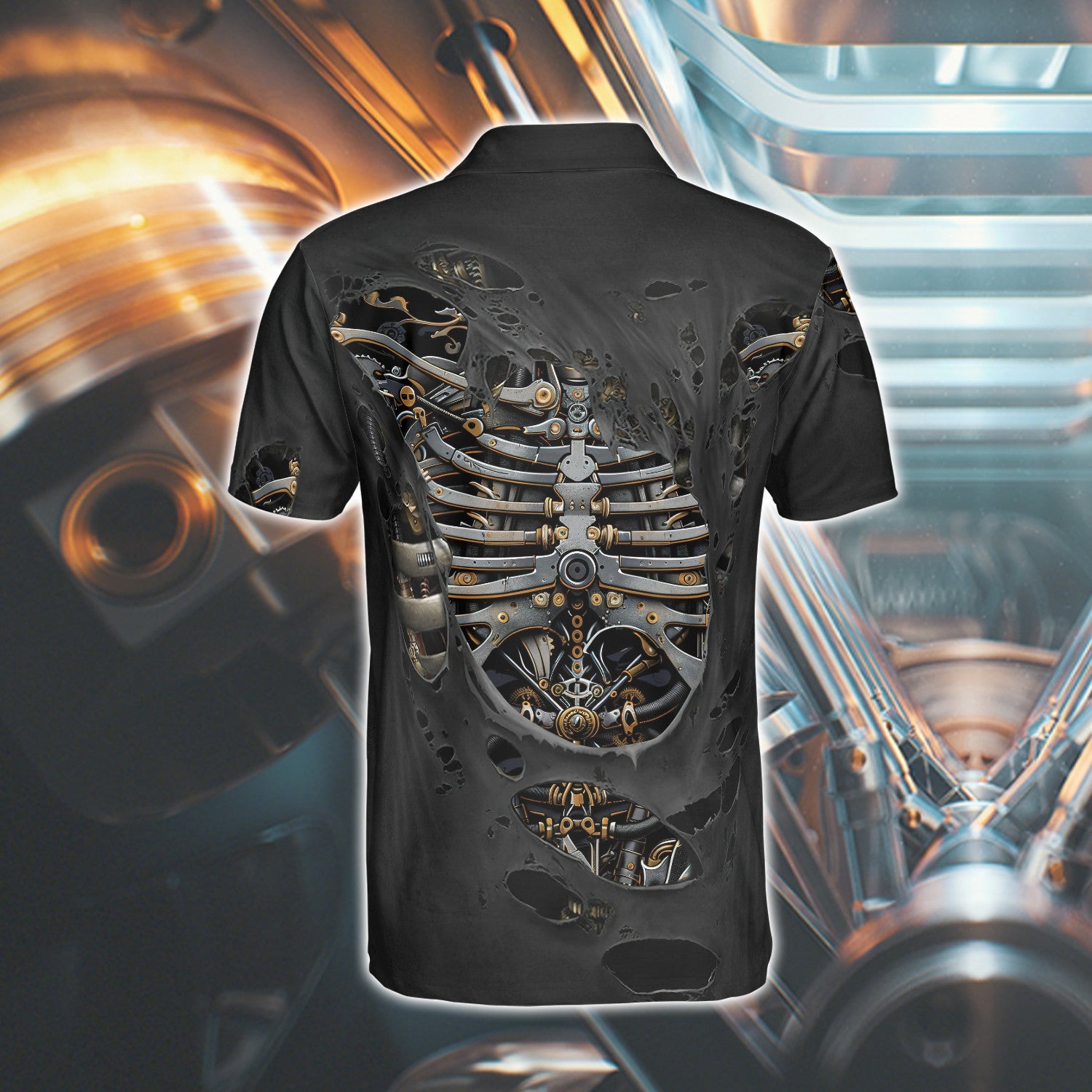 Mechanic From Bones Polo Shirt For Men