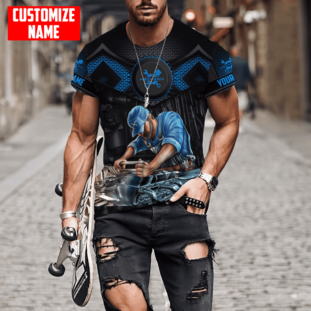 Personalized Auto Mechanic All Over Printed Shirts For Men and Women KLANND