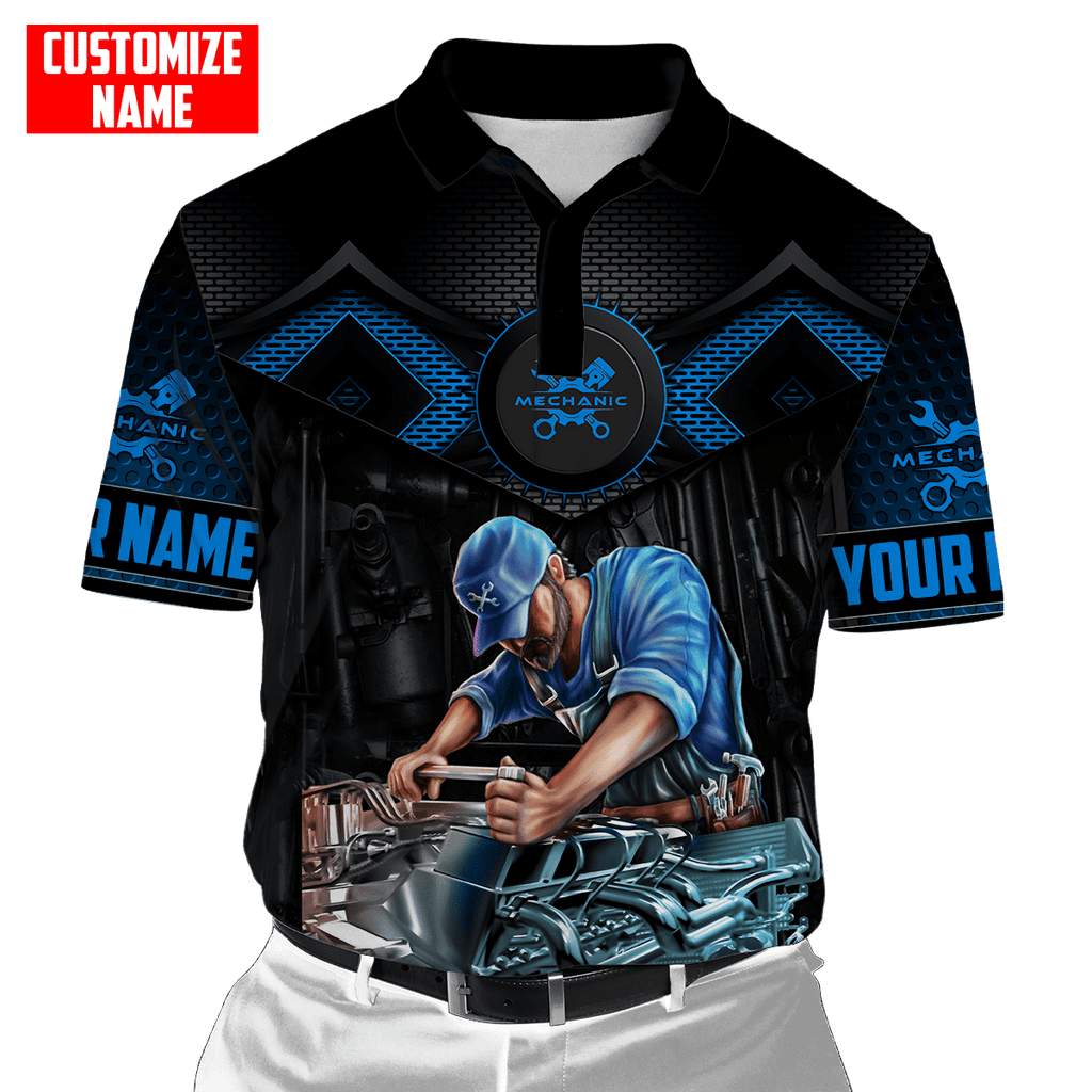 Personalized Auto Mechanic All Over Printed Shirts For Men and Women KLANND
