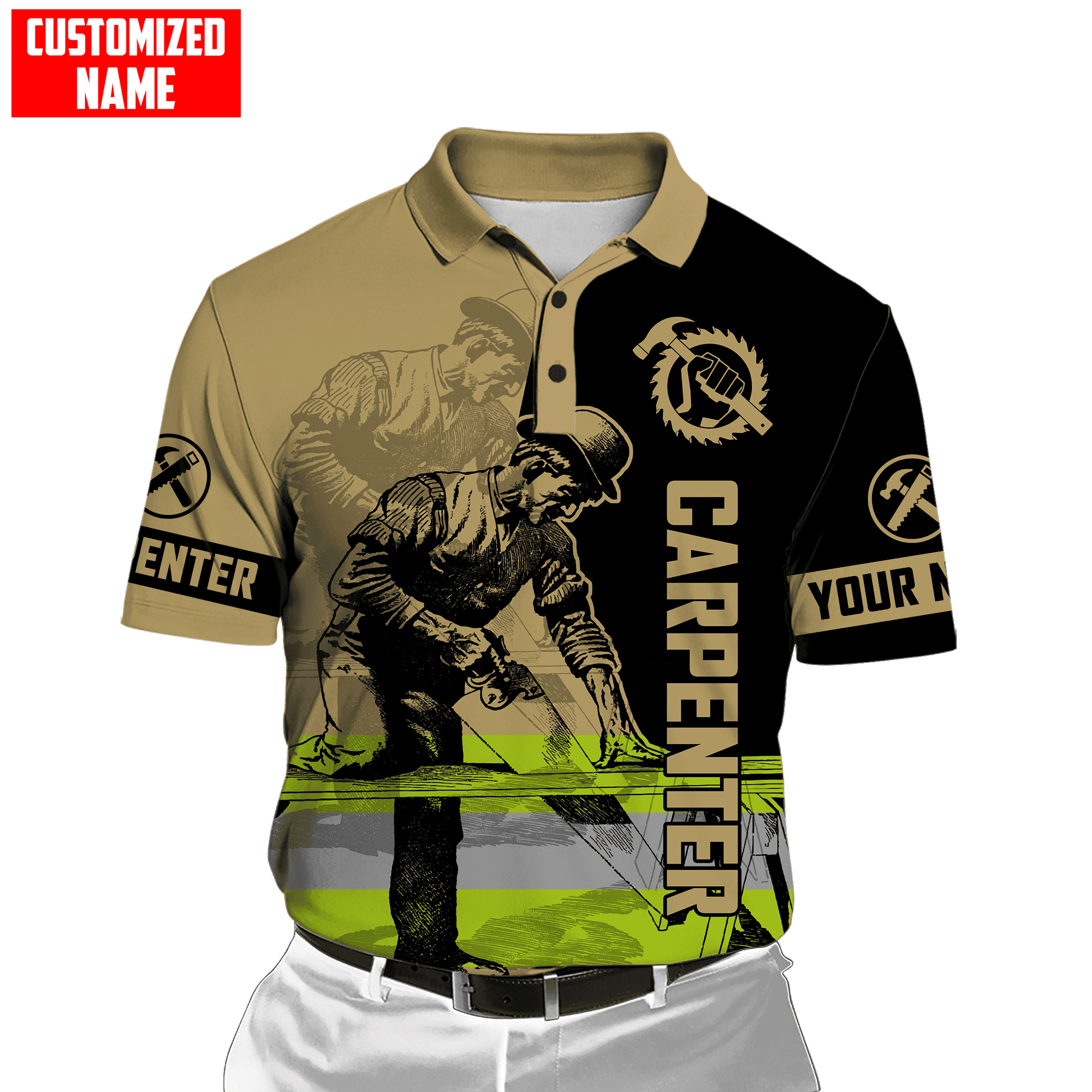 Customized Name Carpenter Shirts DD