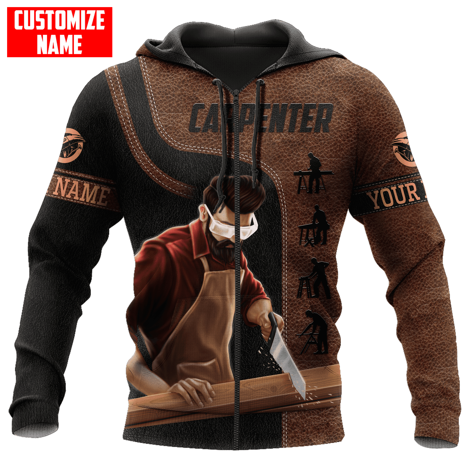 Customized Name Carpenter Shirts MHND