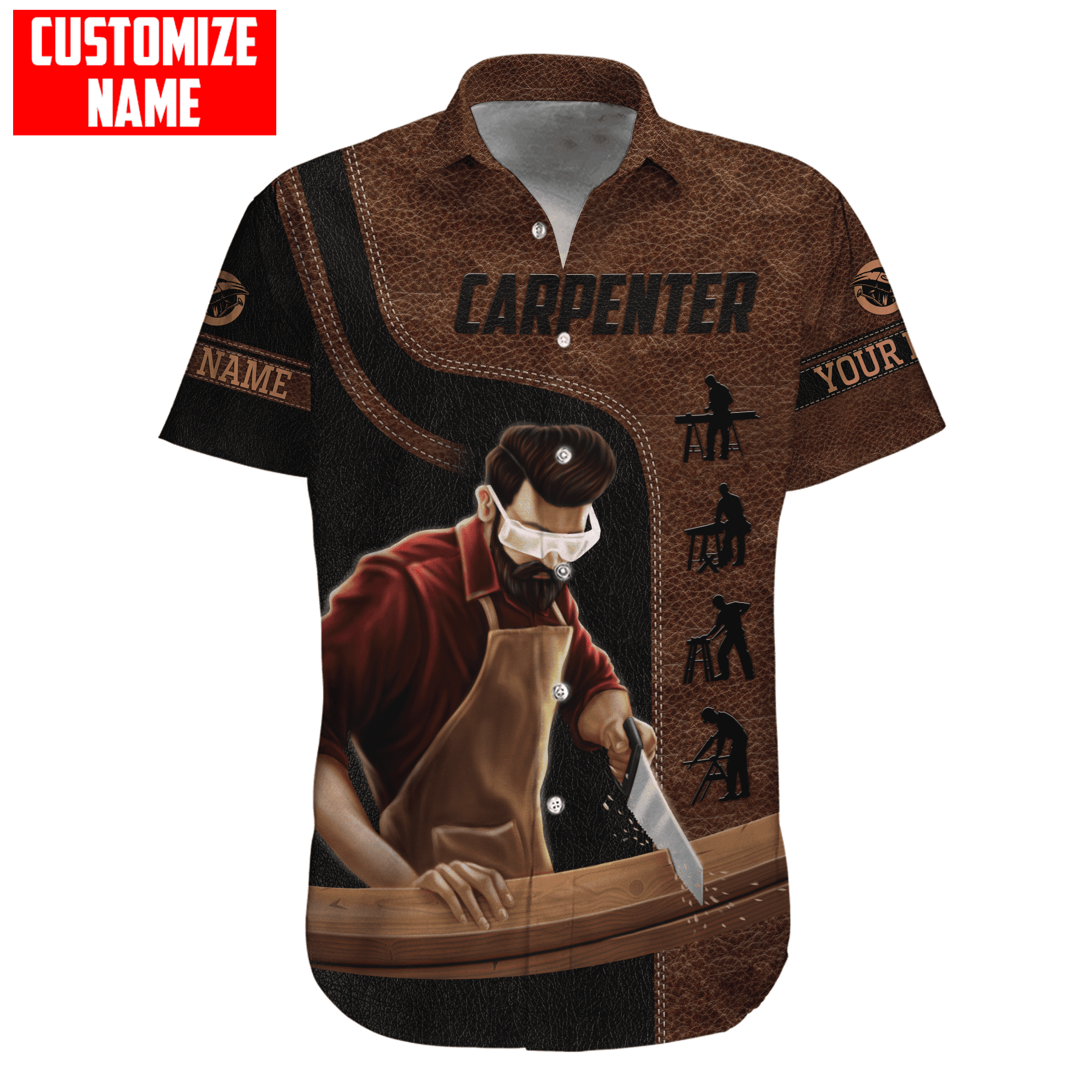 Customized Name Carpenter Shirts MHND