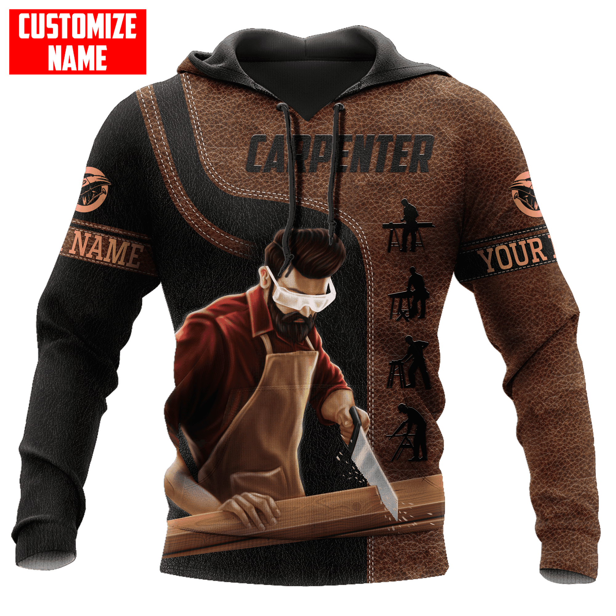 Customized Name Carpenter Shirts MHND