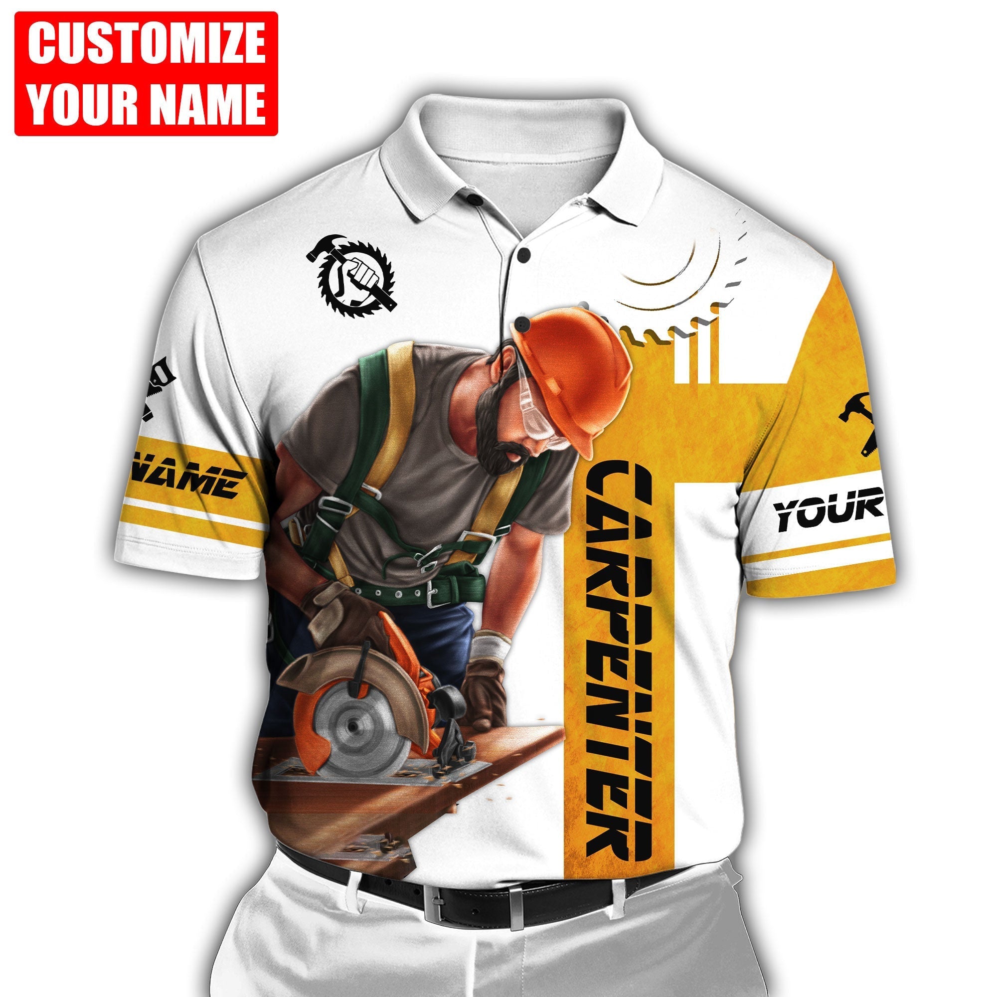 Customized Name Carpenter Shirts NDDH