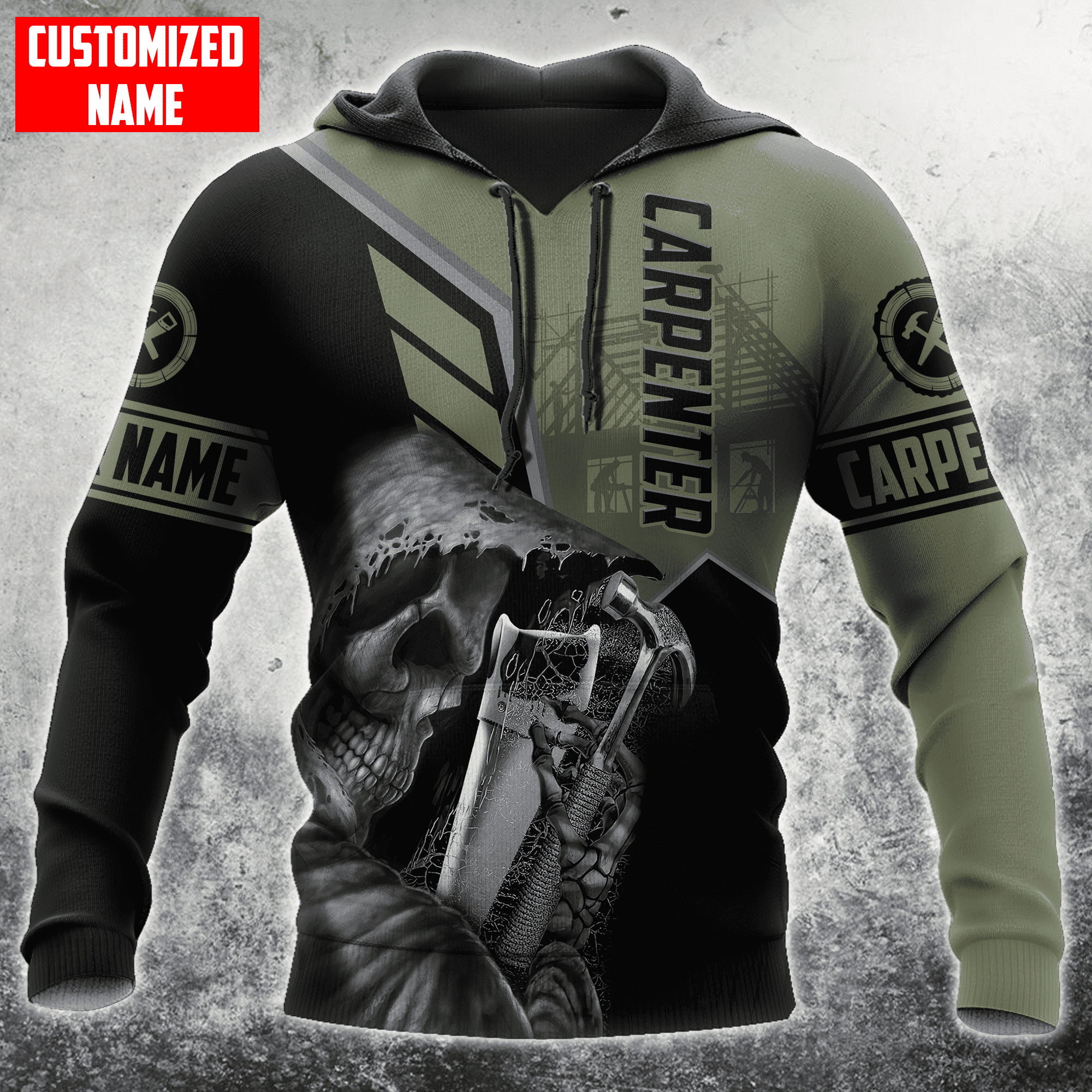 Customized Name Carpenter Shirts DA