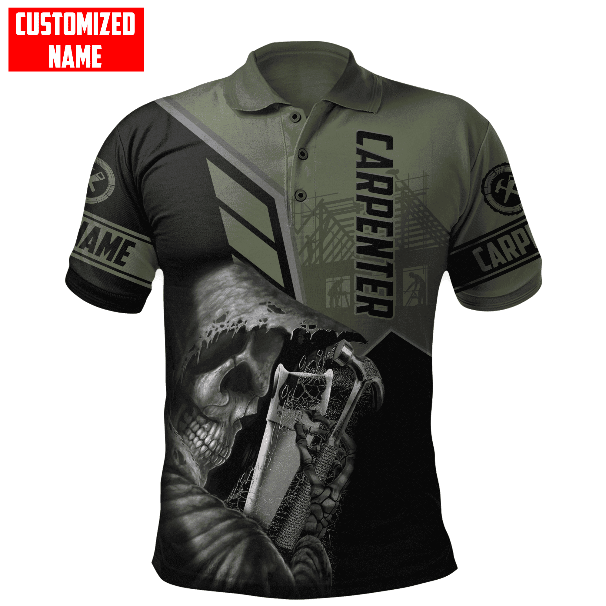 Customized Name Carpenter Shirts DA