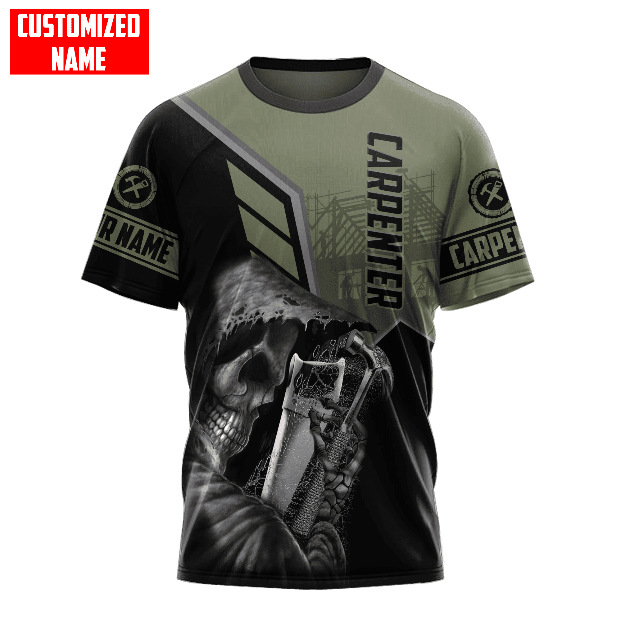 Customized Name Carpenter Shirts DA