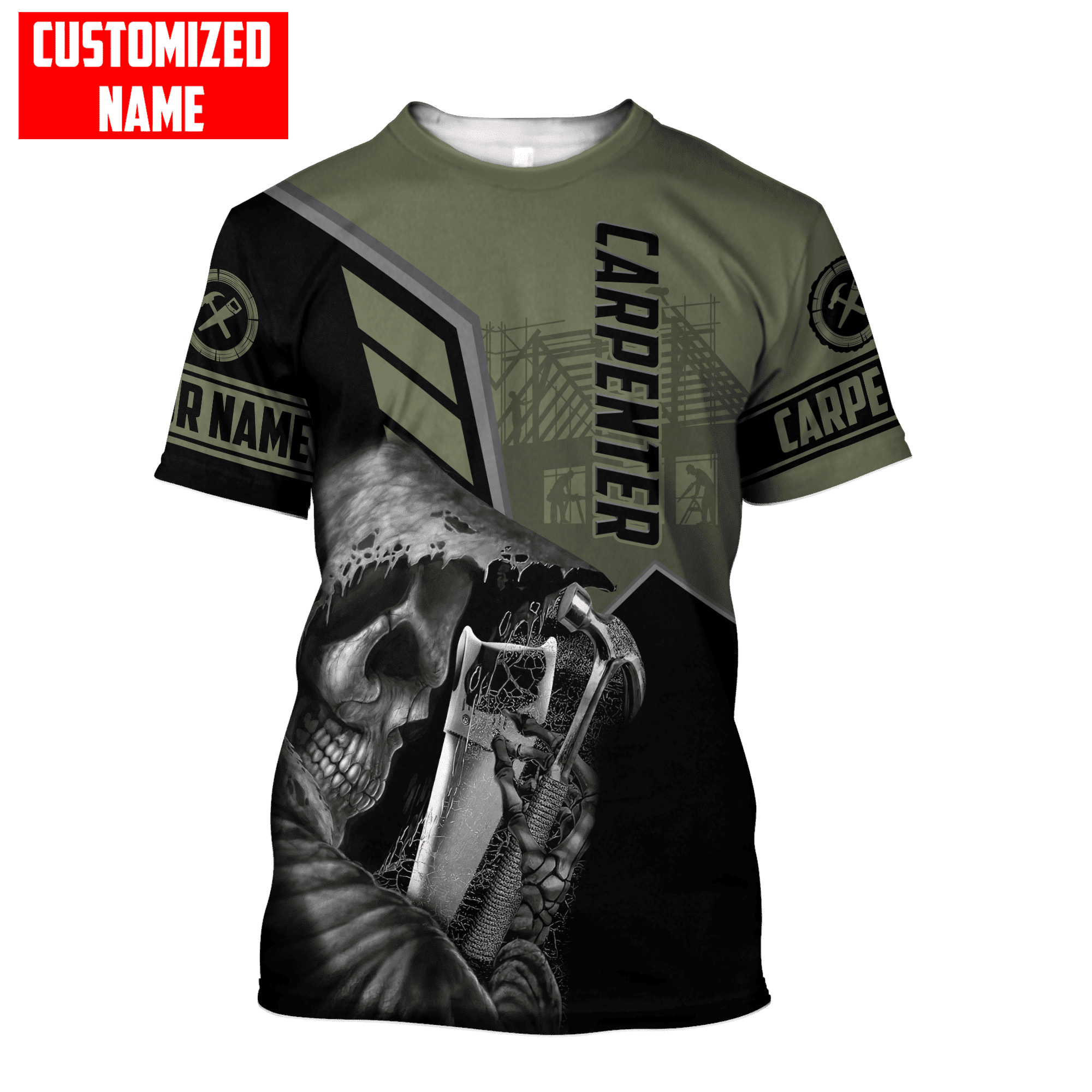 Customized Name Carpenter Shirts DA