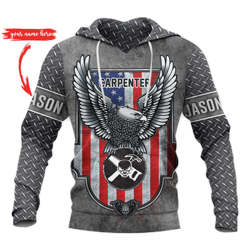 Personalized Name Carpenter Unisex Shirts Eagle