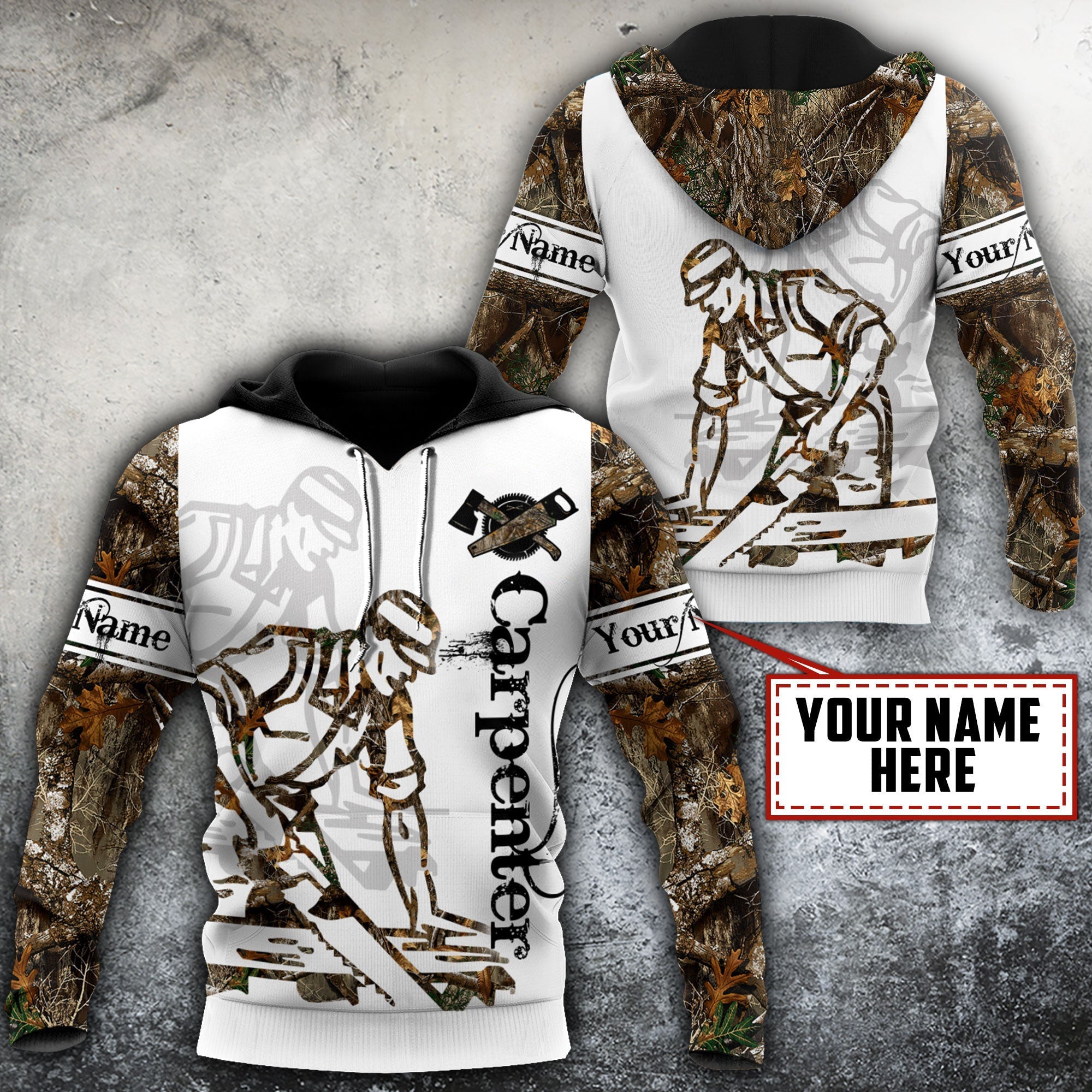 Personalized Name Carpenter Unisex Shirts Tattoo