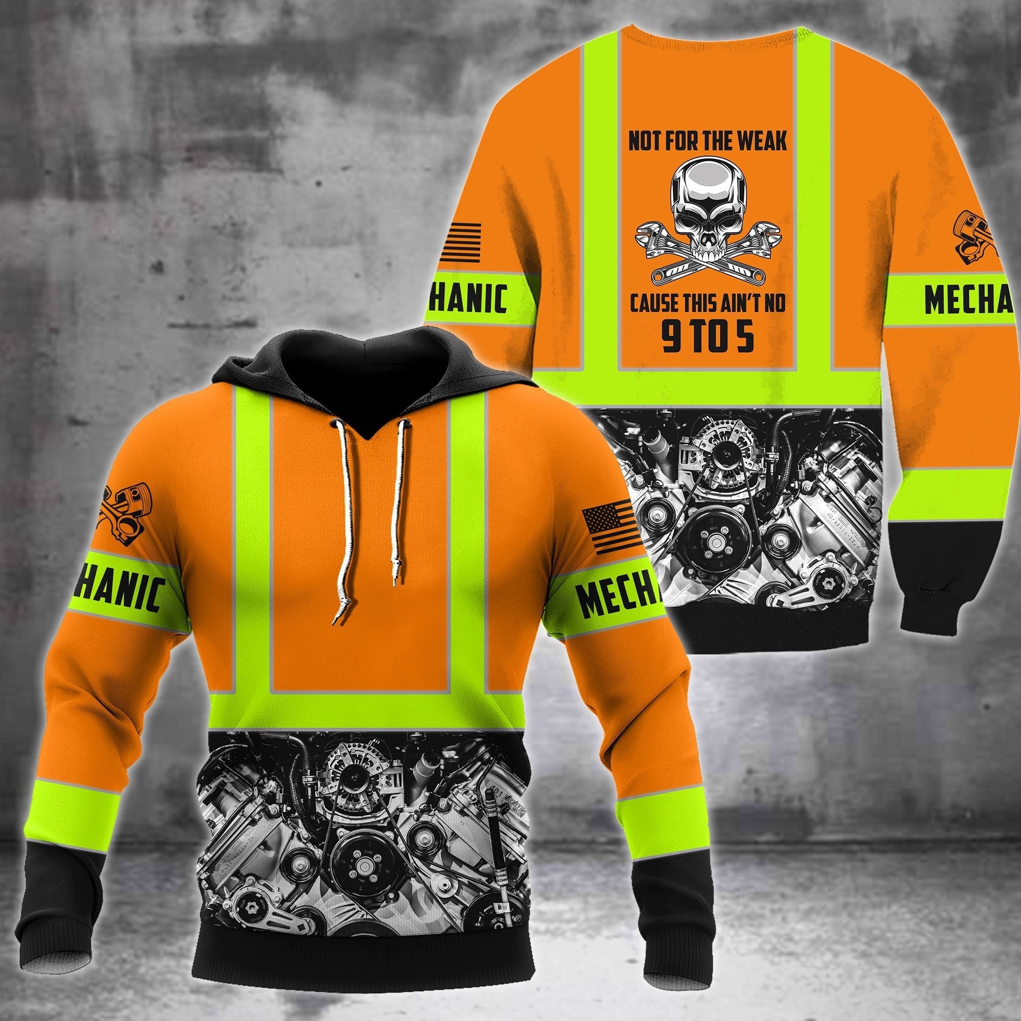Mechanic Not For The Weak Hoodie For Men and Women TN