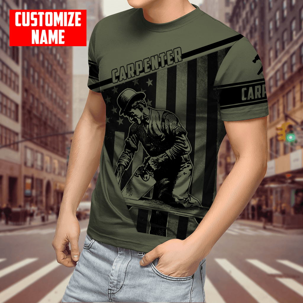 Customized Name Carpenter Can Fix What Stupid Does Shirts