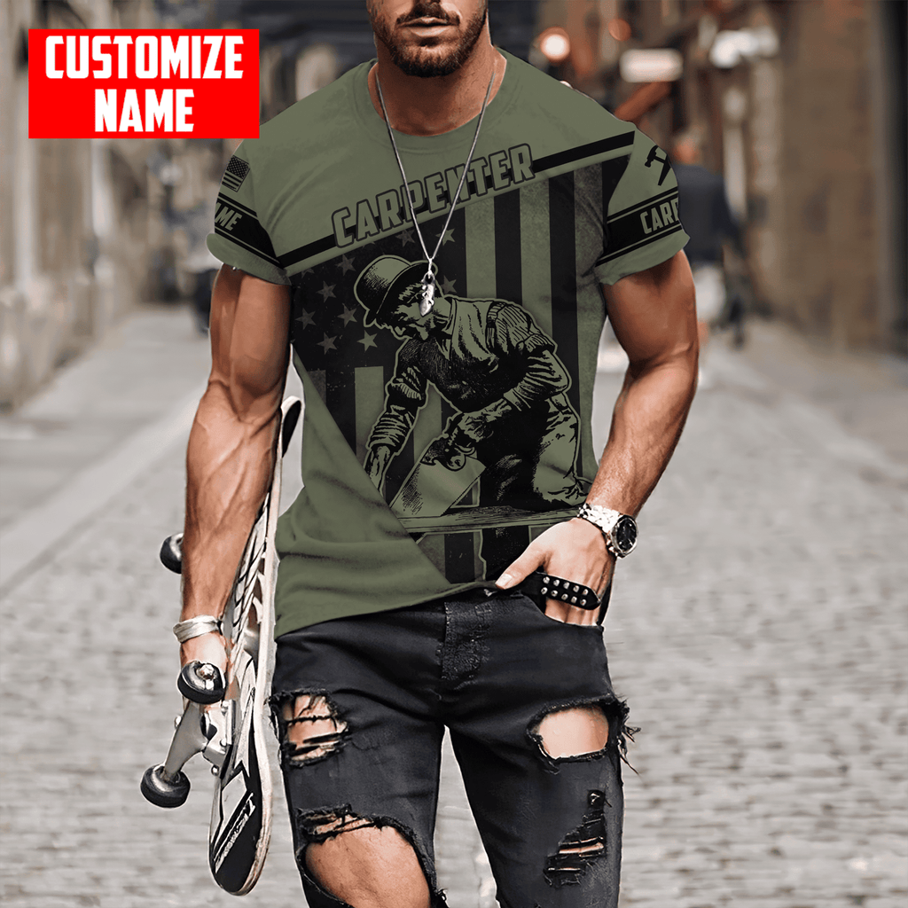 Customized Name Carpenter Can Fix What Stupid Does Shirts