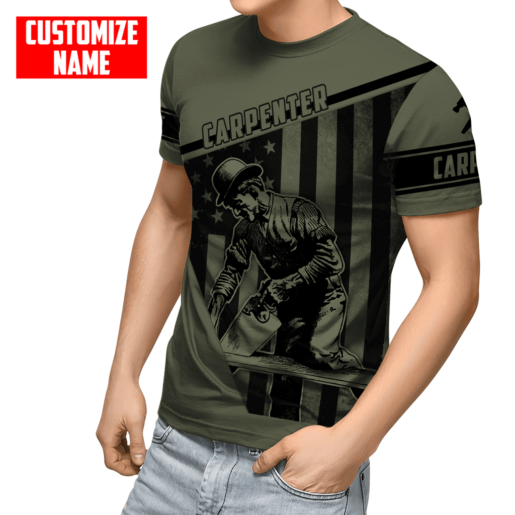 Customized Name Carpenter Can Fix What Stupid Does Shirts