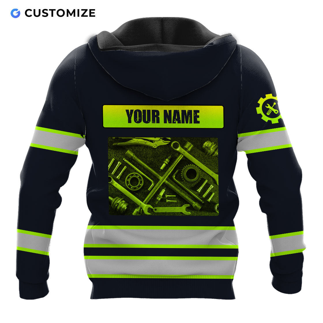 Mechanic Is My Job Personalized Name N Flag 3D Over Printed Shirts No