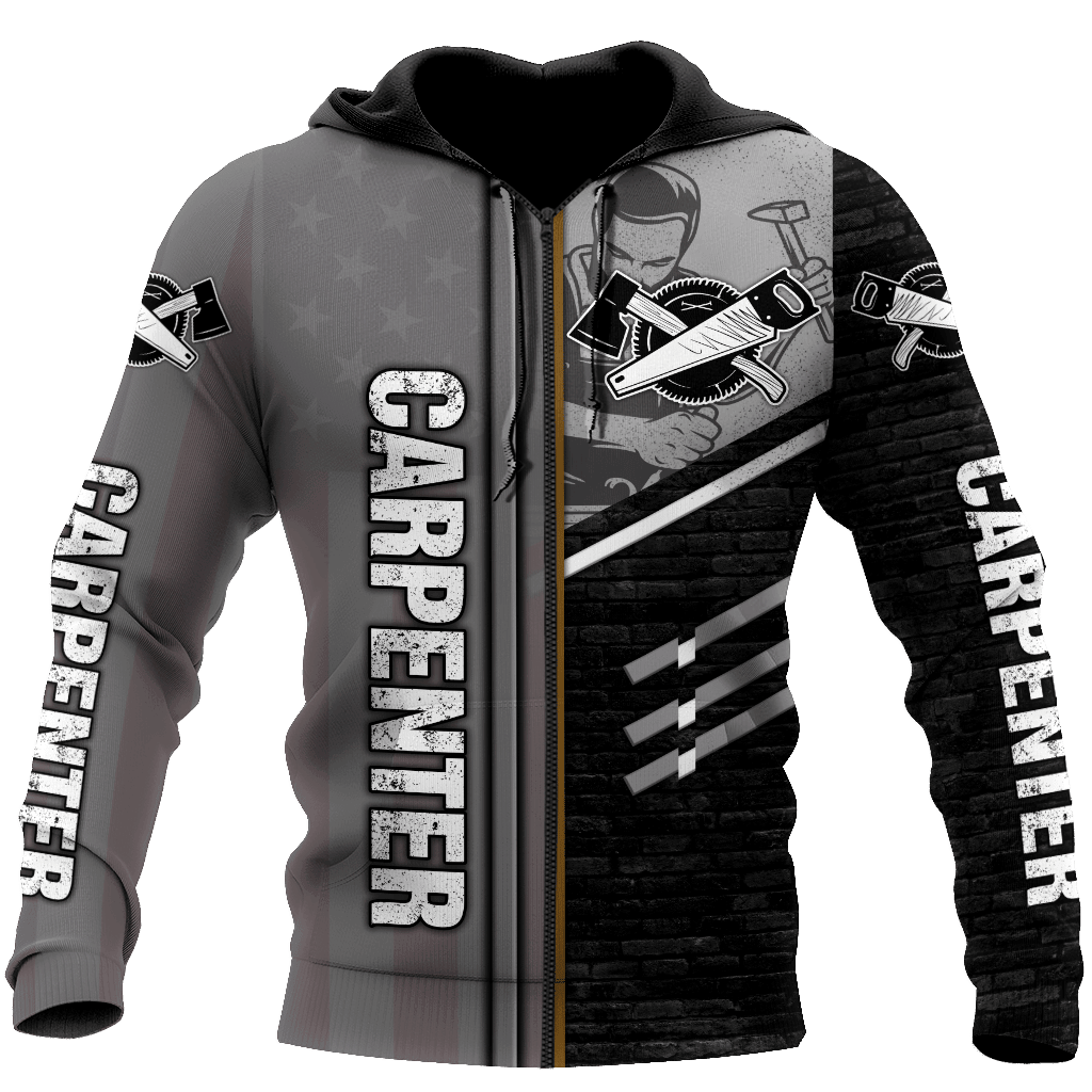 Personalized Name Carpenter Unisex Shirts Metal Pattern Ver