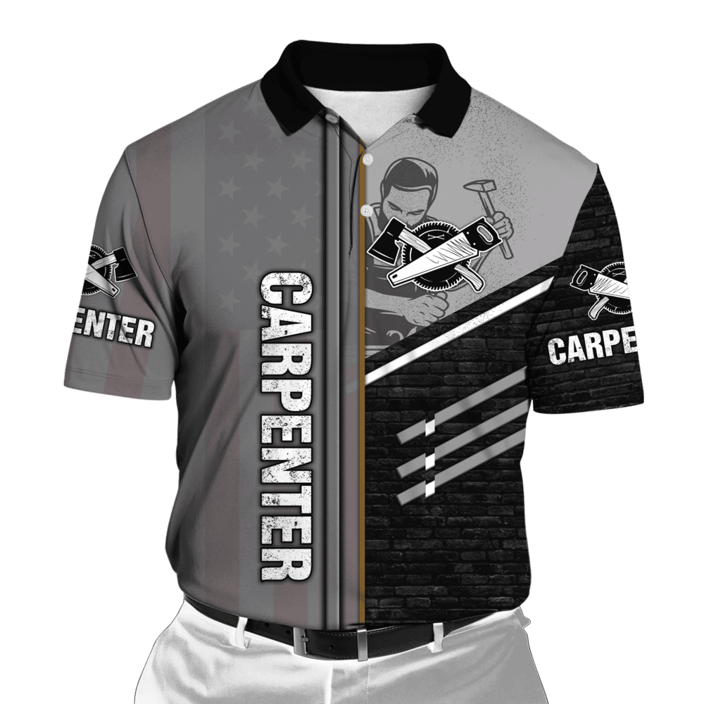 Personalized Name Carpenter Unisex Shirts Metal Pattern Ver