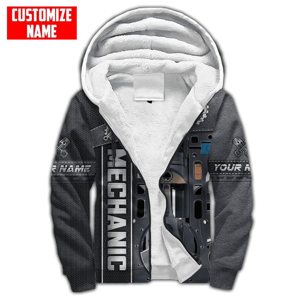 Personalized All Over Printed Mechanic Hoodie For Men and Women TN SN