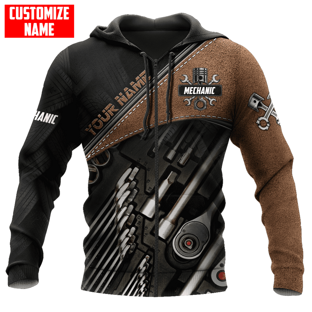 Personalized All Over Printed Mechanic Hoodie For Men and Women TN DA