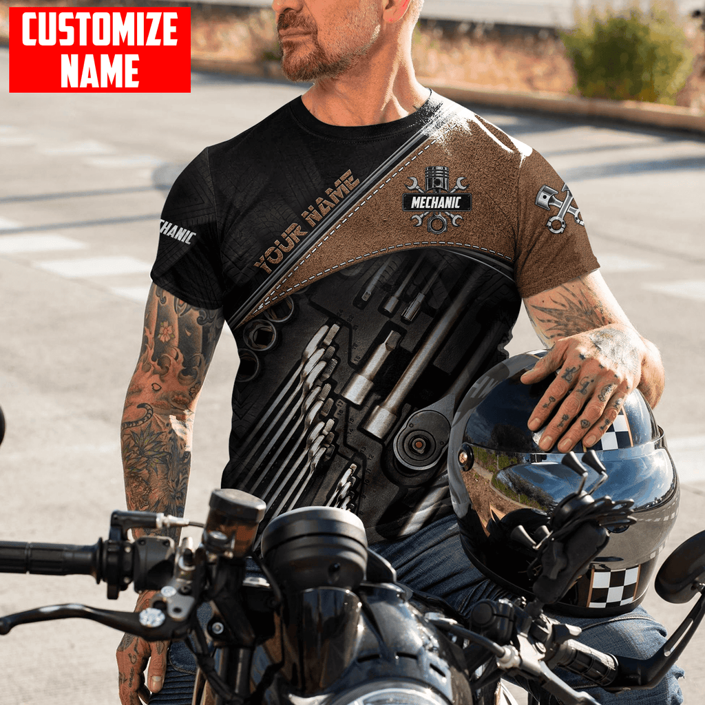 Personalized All Over Printed Mechanic Hoodie For Men and Women TN DA