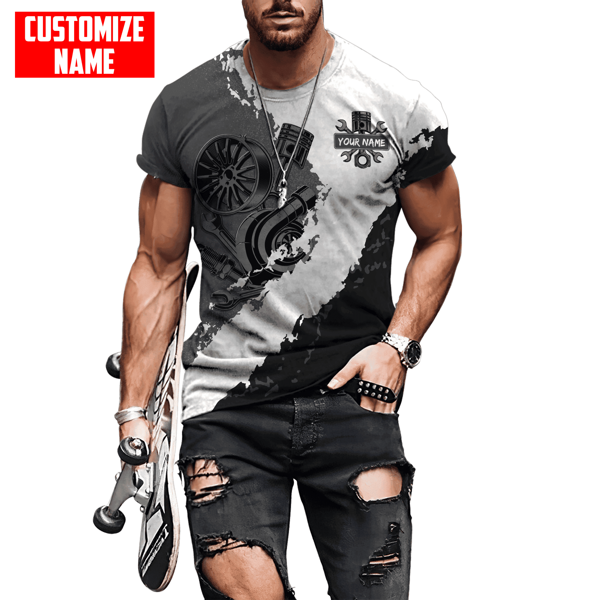 Personalized Name Mechanic No I Can't Help You For Free Unisex Shirts