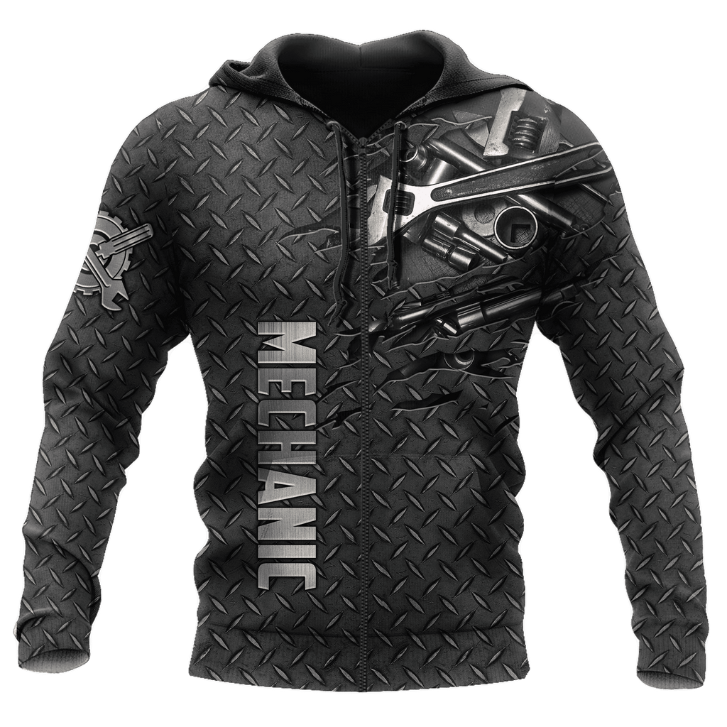 Mechanic Unisex Shirts Metal Pattern