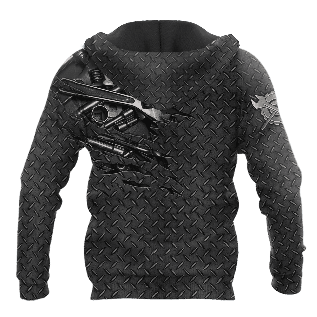 Mechanic Unisex Shirts Metal Pattern