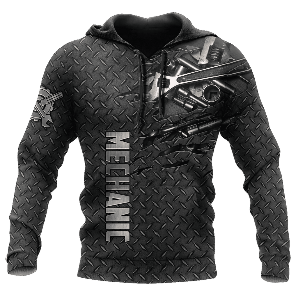 Mechanic Unisex Shirts Metal Pattern