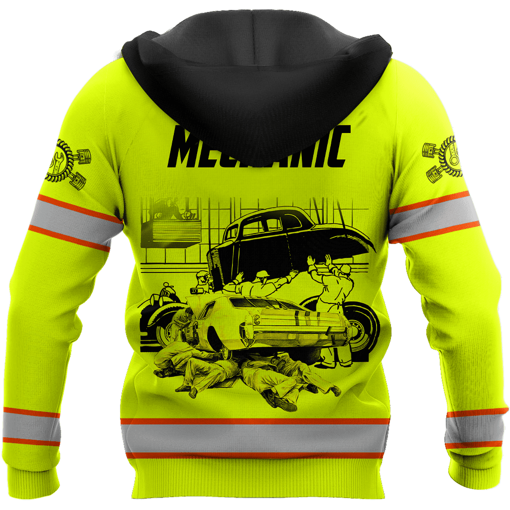 Personalized Name Mechanic Unisex Shirts Safety