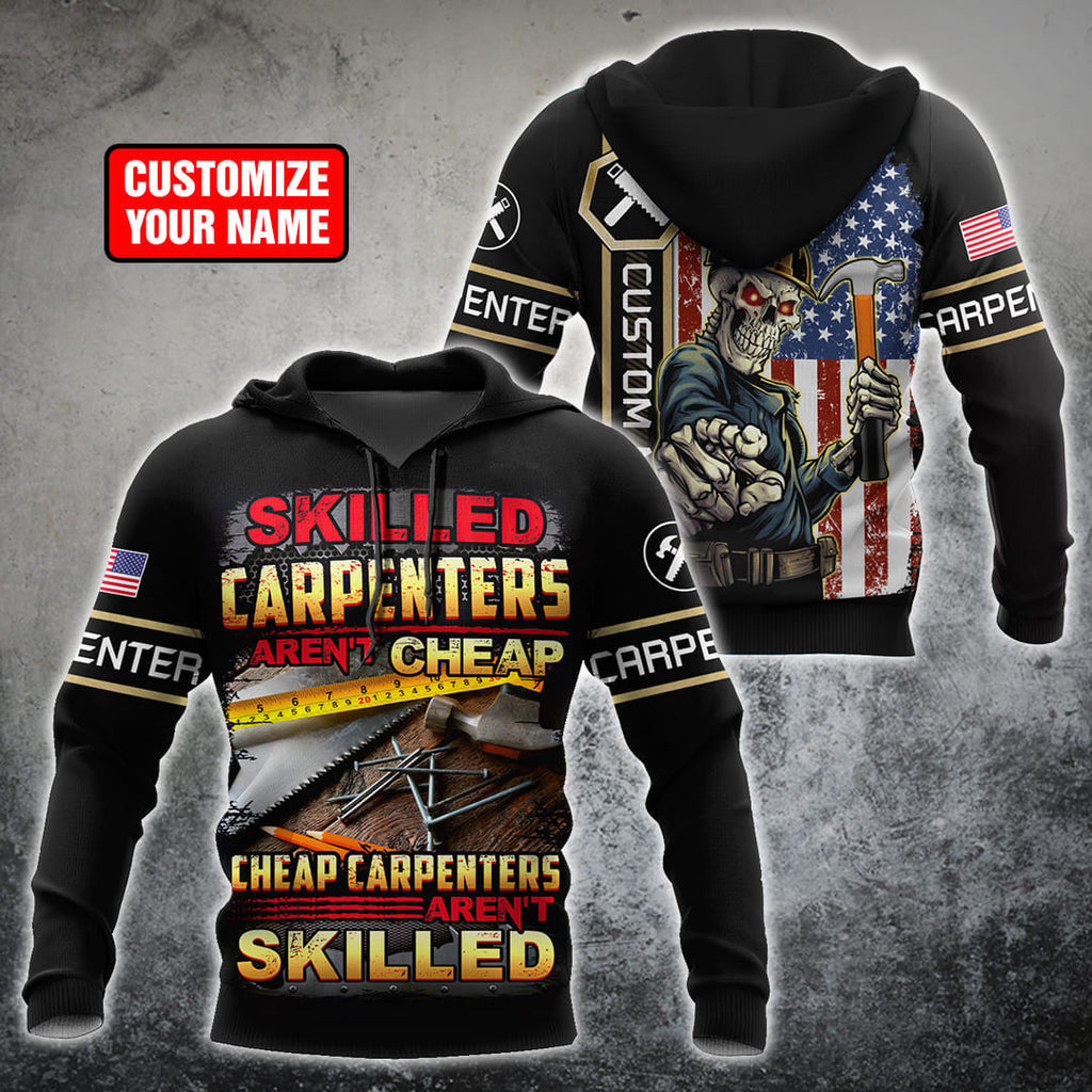 Personalized Name Carpenter Unisex Shirts Skilled Carpenters Aren't Cheap