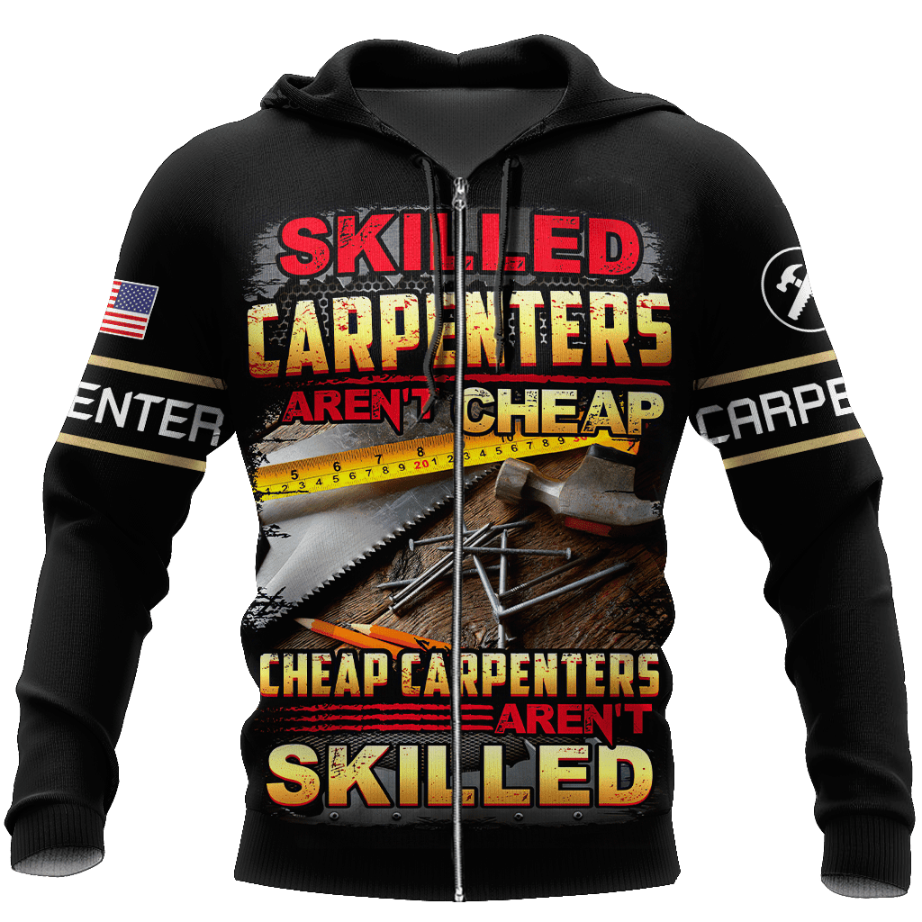 Personalized Name Carpenter Unisex Shirts Skilled Carpenters Aren't Cheap