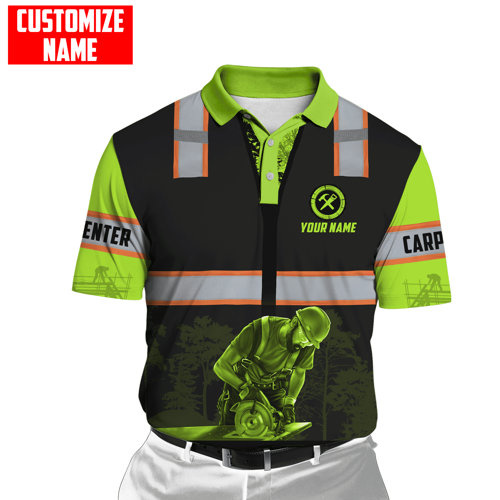 Customized Name Carpenter Shirts DAND